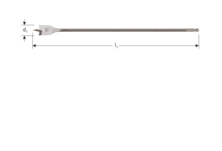 Speedboor 10mm 400mm lang