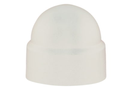 Moerkappen M12 RAL 9010 wit 50 stuks