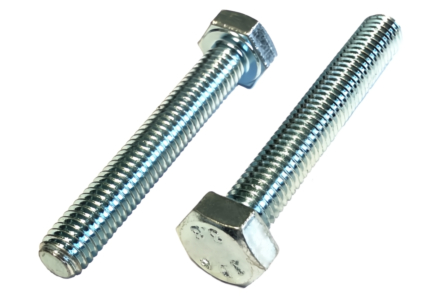 Zeskanttapbouten M12x60 galv. verzinkt DIN 933 8.8 100 stuks