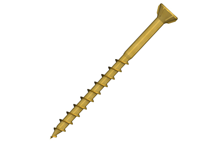 Vloerschroeven 4,2x55 geel verzinkt torx 200 stuks