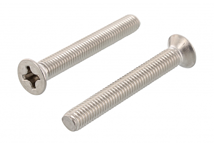 Metaalschroeven DIN 965 RVS A2 M4x35 - 500 stuks