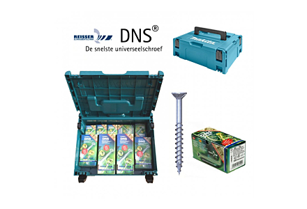 Reisser DNS plus schroeven assortiment 4000 delig in M-box