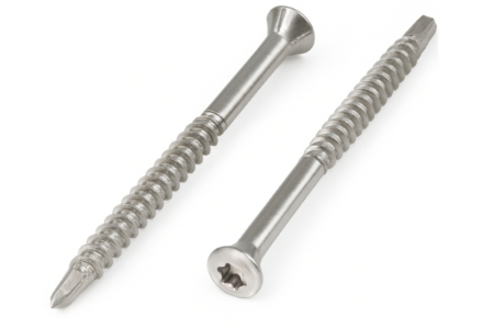 Glaslatschroeven met boorpunt 3,2x40 torx rvs 200 stuks