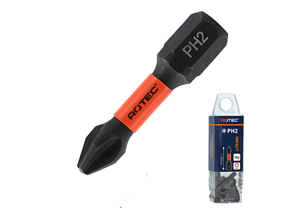 Impact schroefbit 30mm PH2 - 10 stuks
