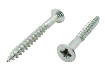 Spaanplaatschroeven met kopboring 4,5x20 verzinkt 200 stuks