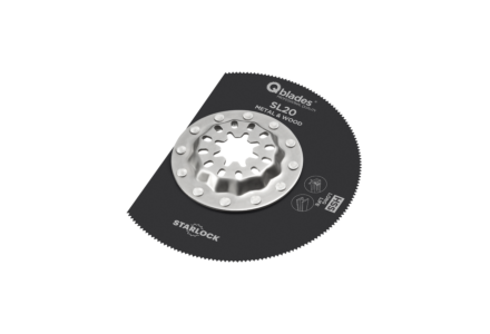 Qblades SL20 85mm multitool HSS segmentzaagblad Hout en Metaal (Starlock)