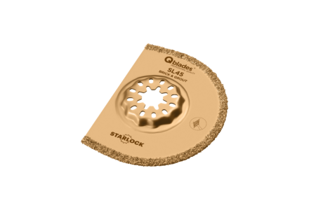 Qblades SL45 multitool hardmetalen segmentzaagblad Steen en Beton 75mm (Starlock)