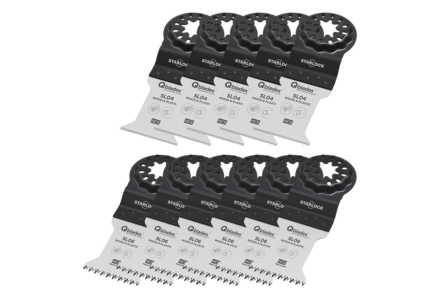 Qblades SL93 multitool zaagbladenset Hout 11 delig (Starlock)