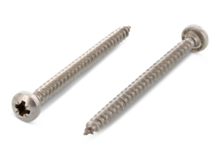 Spaanplaatschroeven bolkop RVS A2 pozidrive 3x16 - 500 stuks
