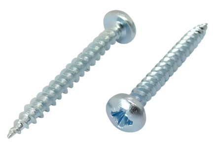 Spaanplaatschroeven bolkop pozidrive 6x60 verzinkt 100 stuks