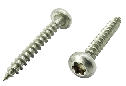 Spaanplaatschroeven bolkop torx RVS A2 5x50 voldraad - 200 stuks