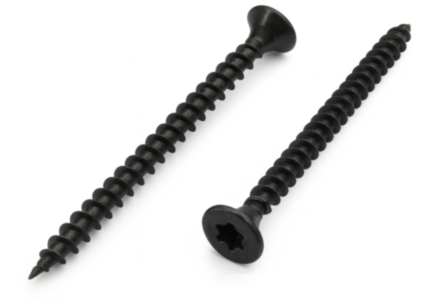 Spaanplaatschroeven zwart torx 4x20 200 stuks