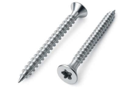 Torx spaanplaatschroeven 4x40 verzinkt 200 stuks voldraad