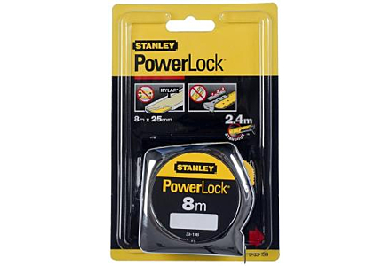 Rolbandmaat Stanley PowerLock ABS 8 meter