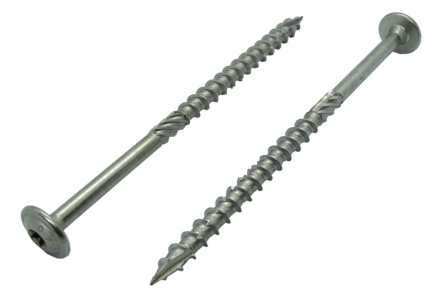 Tellerkopschroeven gehard RVS 8x240 torx 50 stuks