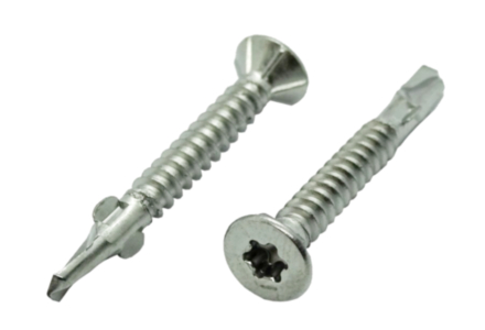 Vleugelteks schroeven 5,5x50 RVS bi-metaal 100 stuks