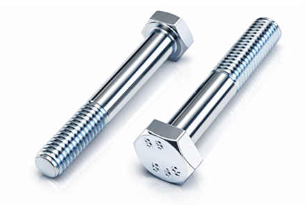 Zeskantbouten 8x55 galv. verzinkt DIN 931 8.8 200 stuks