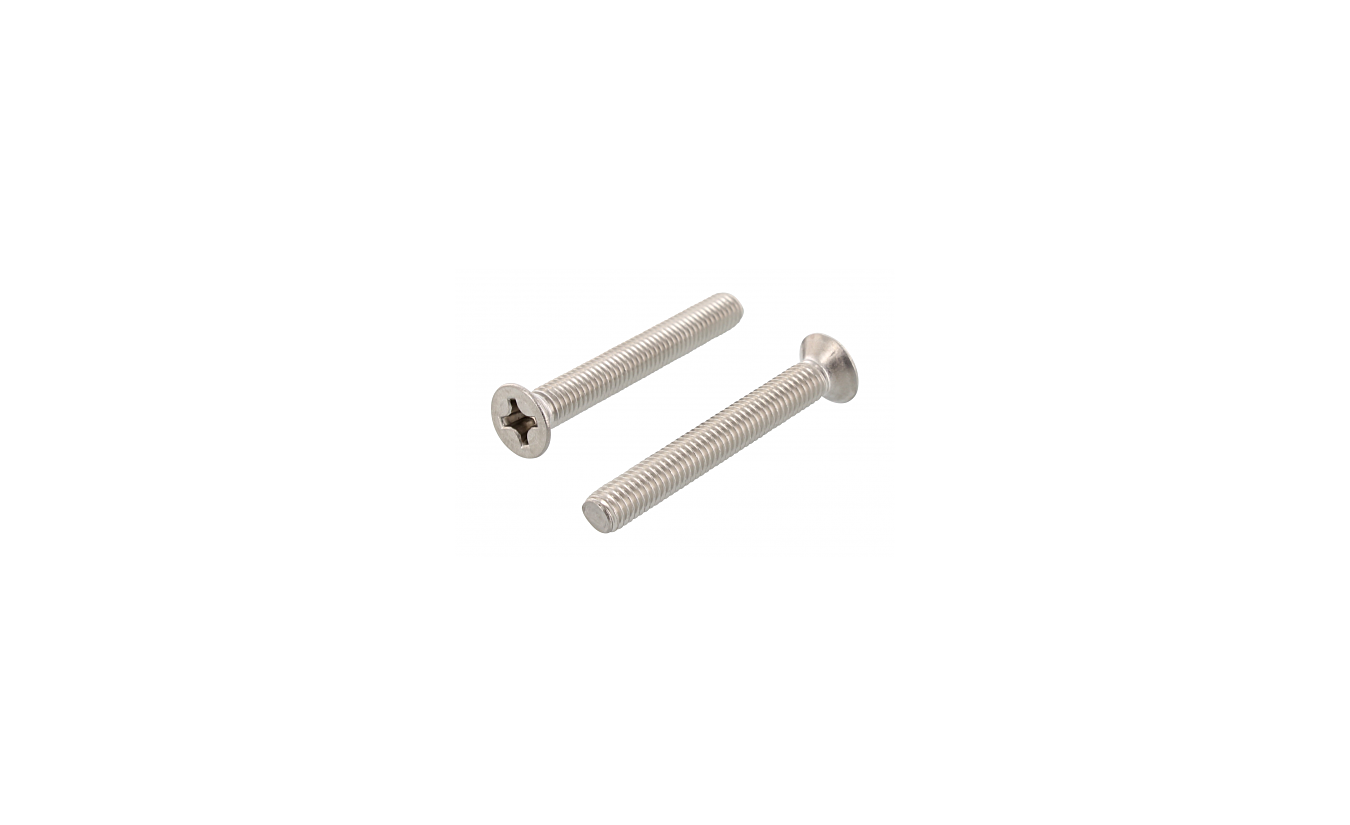Metaalschroeven DIN 965 RVS A2 M4x35 - 500 stuks