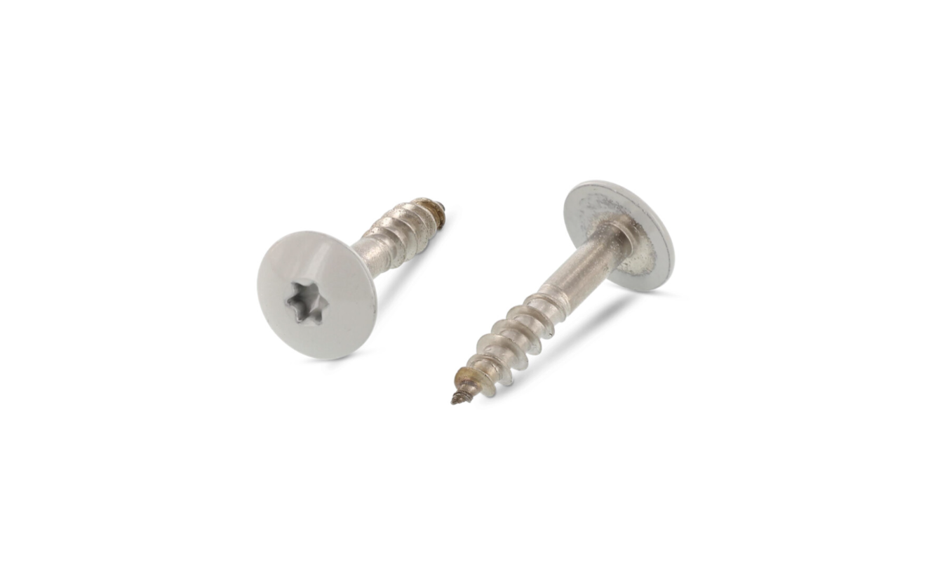 Schroeven voor Trespa® RVS A2 4,8x25 RAL 7038 agaatgrijs 100 stuks