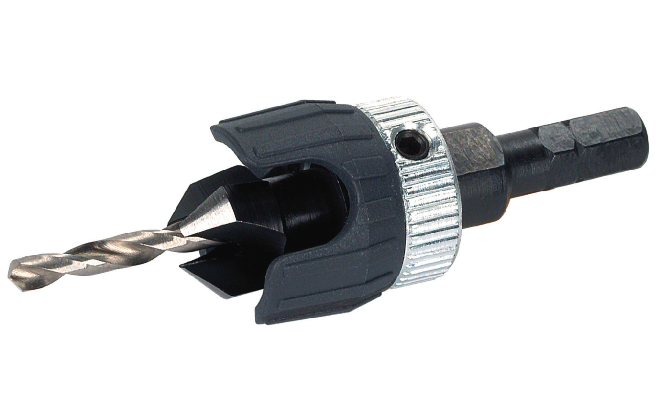 Verzinkboor met dieptestop 4mm